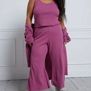 Anthro Saturday Sunday Annika 3 Piece Lounge Set